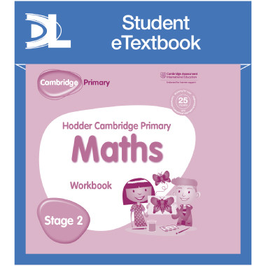 Hodder Cambridge Primary Maths Workbook 2 Student e-Textbook - ISBN 9781398315907