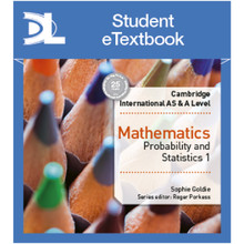 Hodder Cambridge International AS & A Level Mathematics Probability and Statistics 1 Student Etextbook - ISBN 9781510421066