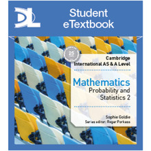 Hodder Cambridge International AS & A Level Mathematics Probability and Statistics 2 Student Etextbook - ISBN 9781510421158
