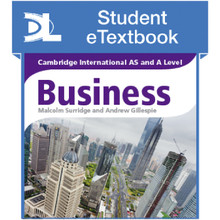 Hodder Cambridge International AS and A Level Business Student eTextbook - ISBN 9781471840487