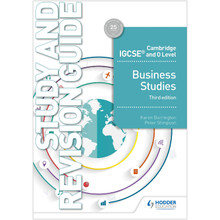 Hodder Cambridge IGCSE and O Level Business Studies Study and Revision Guide (5th Edition) - ISBN 9781510421264