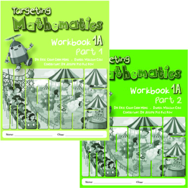 Primary Level Targeting Maths 1A Workbook Class Pack of 40 (20x Part 1 & 20x Part 2 Workbooks) - Singapore Maths Primary Level - ISBN 9780190757113