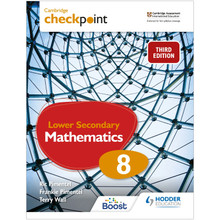 Hodder Cambridge Checkpoint Lower Secondary Mathematics Student's Book 8 - ISBN 9781398301993