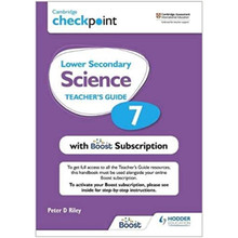 Hodder Cambridge Checkpoint Lower Secondary Science Teacher’s Guide 7 with Boost Subscription - ISBN 9781398300750