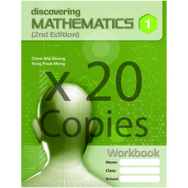 Discovering Maths 1 Class Pack of 20: Workbook Only - Singapore Maths Secondary Level - ISBN 9780190757281