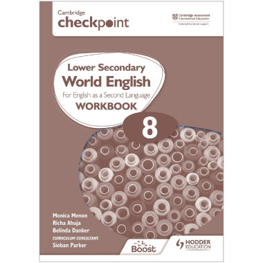 Hodder Cambridge Checkpoint Lower Secondary World English Workbook 8 - ISBN 9781398311367