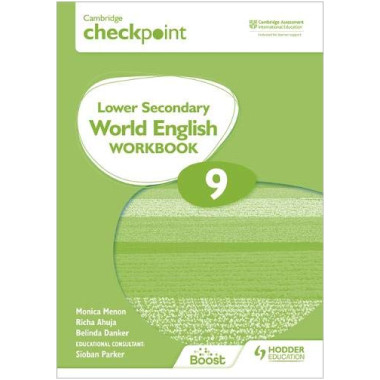 Hodder Cambridge Checkpoint Lower Secondary World English Workbook 9 - ISBN 9781398311404
