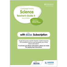 Hodder Cambridge Primary Science Teacher's Guide Stage 4 with Boost Subscription - ISBN 9781398300873