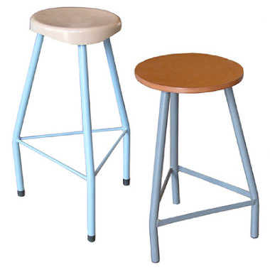 Regular LAB STOOLS with Plastic or MDF Supawood Seats in 2 Height Options