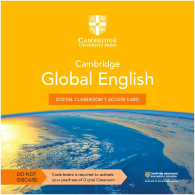 Cambridge Global English Digital Classroom 7 Access Card (1 Year Site Licence) - ISBN 9781108925792