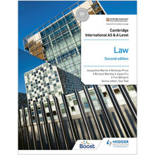 Hodder Cambridge International AS and A Level Law Boost eBook (2nd Edition) - ISBN 9781398318151