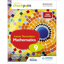 Hodder Cambridge Checkpoint Lower Secondary Mathematics Student's Book 9 - ISBN 9781398302044