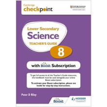 NEW Hodder Cambridge Checkpoint Lower Secondary Science Teacher’s Guide 8 with Boost Subscription - ISBN 9781398300767