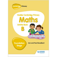 Hodder Cambridge Primary Maths Activity Book B Foundation Stage - ISBN 9781510431836