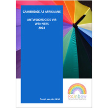2024 Cambridge AS Afrikaans Antwoordgids (Hardcopy) - 2024AFAS-AG