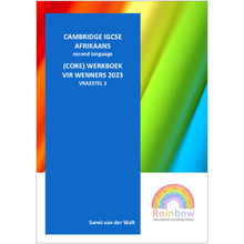 2024 Cambridge Afrikaans IGCSE (CORE) Werkboek vir Wenners (Hardcopy) - 2024AFR-IGCSE-COREWB