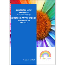 2024 Cambridge Afrikaans IGCSE (EXTENDED) Antwoordgids vir Wenners (PDF) - 2024AFR-IGCSE-EXTAWG-PDF