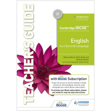 Hodder Cambridge IGCSE English as a Second Language Teacher's Guide with Boost Subscription - ISBN 9781398352704