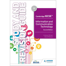 Hodder Cambridge IGCSE Information and Communication Technology Study and Revision Guide (2nd Edition) - ISBN 9781398318526