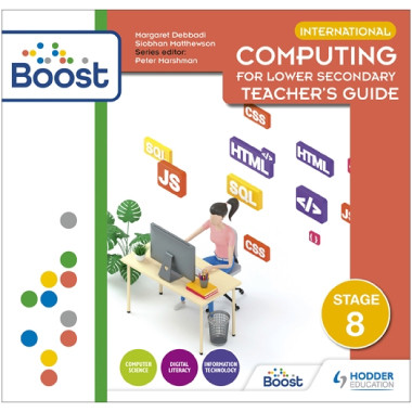 Hodder International Computing for Lower Secondary Stage 8 Boost Teacher Guide - ISBN 9781510483491