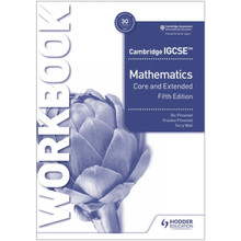 Hodder Cambridge IGCSE Core and Extended Mathematics Workbook (5th Edition) - ISBN 9781398373921