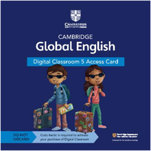 DIGITAL - Cambridge Global English Digital Classroom 5 Access Card (1 Year Site Licence)- ISBN 9781108925747