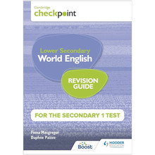 Hodder Cambridge Checkpoint Lower Secondary World English for the Secondary 1 Test Revision Guide - ISBN 9781398369894