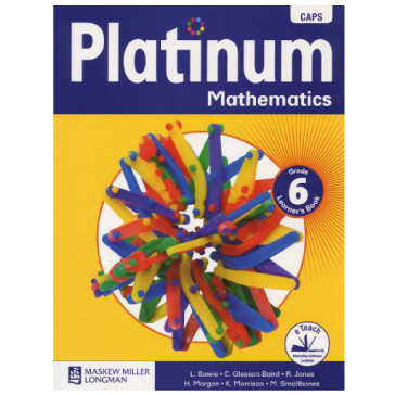 Platinum MATHEMATICS Grade 6 Learners Book - ISBN 9780636135352