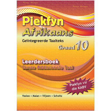 Piekfyn Afrikaans Graad 10 Eerste Addisionele Taal Leerdersboek - CAMBRILEARN - ISBN 9781770027183