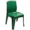 FLEXI - HUNTERS GREEN Virgin Plastic, Heavy Duty and Fully Moulded Stackable Plastic Chair