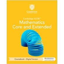 Cambridge IGCSE™ Mathematics Core and Extended Digital Coursebook (2 Years' Access) - ISBN 9781009343664