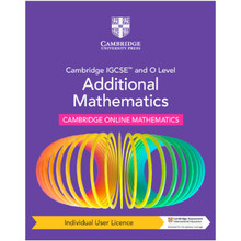 Cambridge IGCSE™ and O Level Additional Mathematics Cambridge Online Mathematics Course - Individual User Licence (1 Year Access) - ISBN 9781009293686