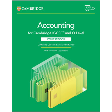 Cambridge IGCSE™ and O Level Accounting Coursebook with Digital Access (2 Years) - ISBN 9781009814492