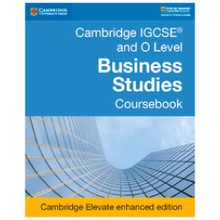 Cambridge IGCSE & O Level Business Studies Elevate Enhanced Edition (2 Years) - ISBN 9781108441759