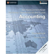 Cambridge International AS & A Level Accounting Second Edition Coursebook - ISBN 9781316611227