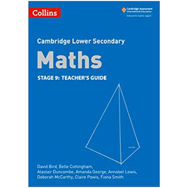 Collins Cambridge Lower Secondary Maths Stage 9 Teacher's Guide - ISBN 9780008213572