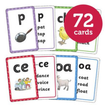 Oxford Floppy's Phonics Sounds and Letters Large format Flashcards (72 cards) - ISBN 9780198486138