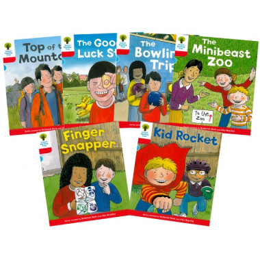 Oxford Biff, Chip and Kipper - Decode and Develop Stories Level 4 (Pack A) Mixed Pack of 6 - ISBN 9780198390459