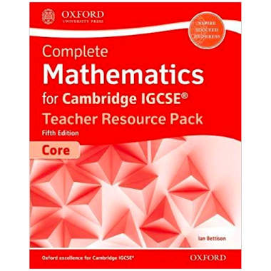 Complete Mathematics for Cambridge IGCSE Teacher Resource Pack (Core) 2018 Edition - ISBN 9780198427995