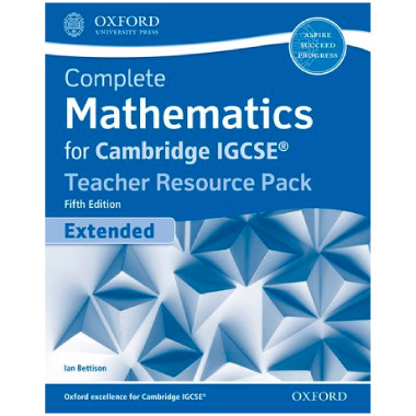 Complete Mathematics for Cambridge IGCSE Teacher Resource Pack (Extended) 5th Edition 2018 - ISBN 9780198428077