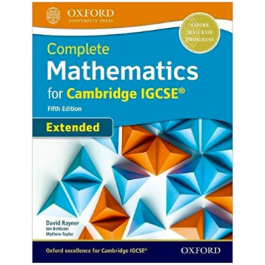 Oxford Complete Mathematics For Cambridge IGCSE Student Book (Extended ...