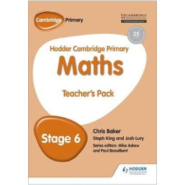 Hodder Cambridge Primary Maths Teacher's Pack 6 - ISBN 9781471884542