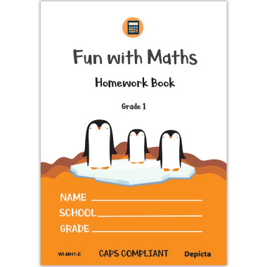 Fun with Maths Homework Book Grade 1 - ISBN 9781776082544