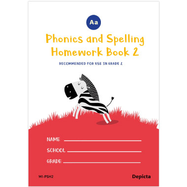 Phonics & Spelling Homework Book Grade 2 - ISBN 9781776082278