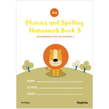 Phonics & Spelling Homework Book 3 - ISBN 9781770321977