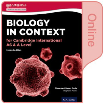 Biology in Context for Cambridge AS & A Level 2nd Edition: Online Student Book - ISBN 9780198354796