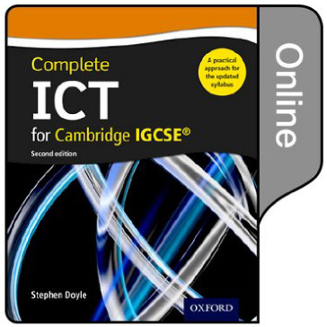 Complete ICT for Cambridge IGCSE Online Student Book 2nd Edition - ISBN 9780198357858