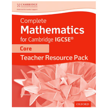 Complete Mathematics for Cambridge IGCSE Core Teacher Resource Pack - ISBN 9780198378389
