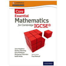 Oxford Essential Mathematics for Cambridge IGCSE (Core) Student Book - ISBN 9781408516508
