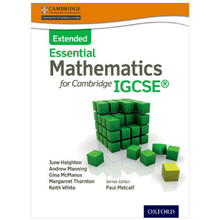 Oxford Essential Mathematics for Cambridge IGCSE (Extended) Student Book - ISBN 9781408516522